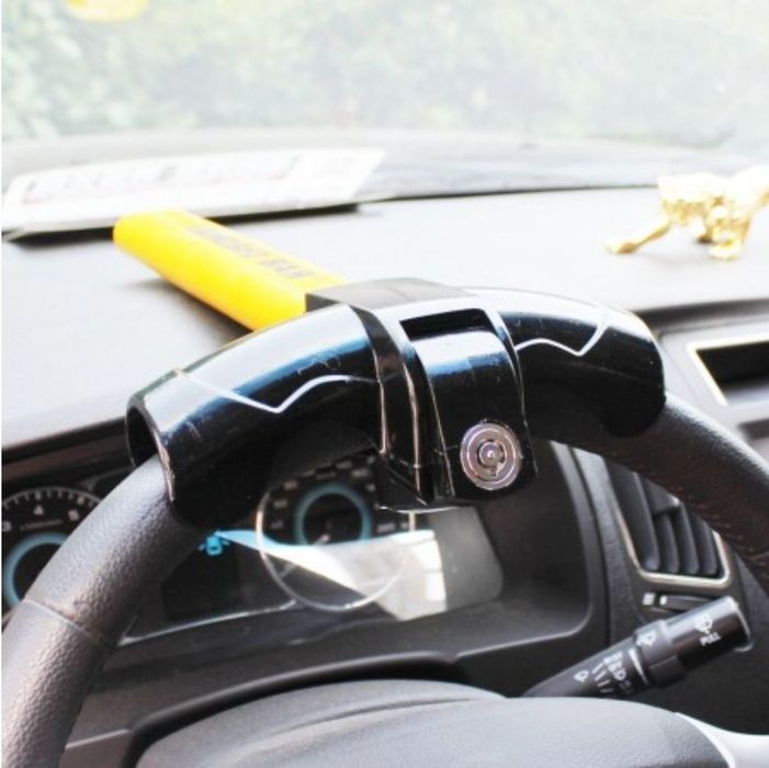 Tranca Volante Anti Roubo Automóvel - Universal Multimarcas