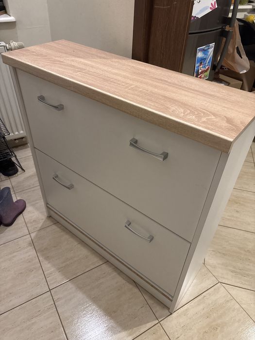 Biała Szafka na buty