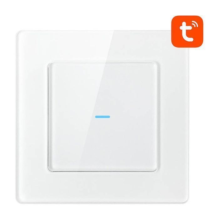 Światła Wifi Tuya (Biały) Dotykowy Włącznik Pojedynczy N-Ts10-W1