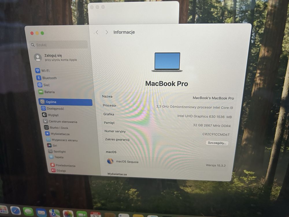 MacBook Pro A2141 i9 32GB 1TB SSD GF5500M
