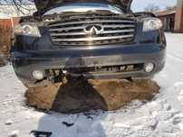 zderzak przód infiniti fx 35 uszkodzony