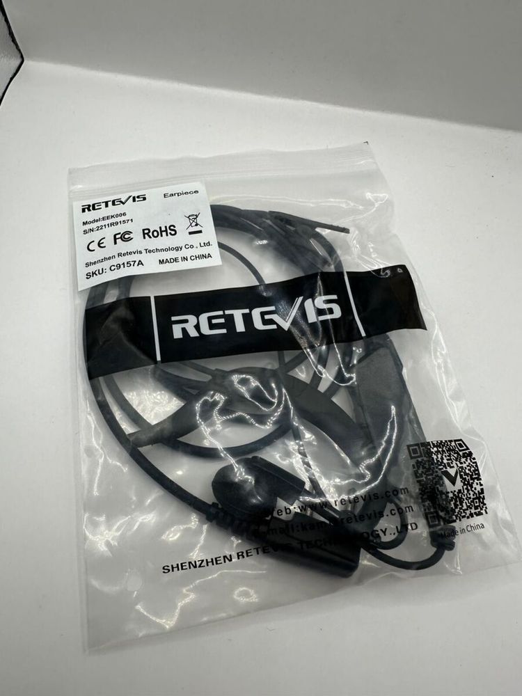 Гарнітура з навушником для рації Retevis Two Way Radio RT24