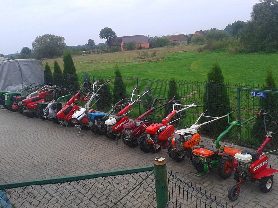 Traktorek Dzik Glebogryzarka Iseki a300 Piękna Honda kubota pług