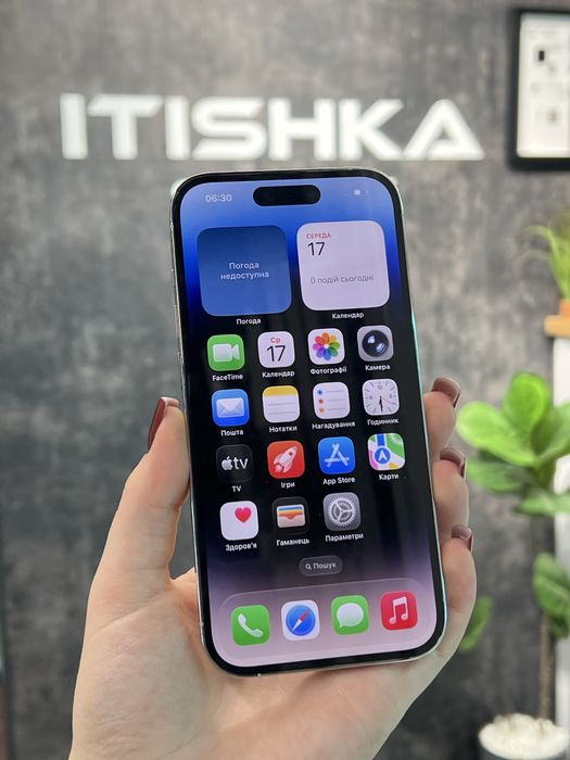 iPhone 14 Pro White, 128 GB, 100%Акб, Оплата частинами