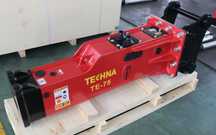 Młot hydrauliczny do koparki 6-9 ton Techna TE-75 448 kg Mecalac