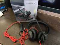Наушники/гарнитура Sanfant EH01 3.5мм+USB звуковая карта