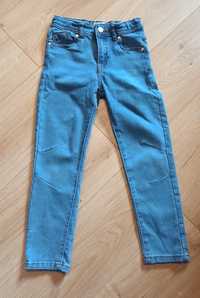 Jeansy, spodnie chłopięce, rozmiar 128