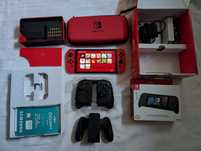Przerobione Nintendo Switch OLED Mario Cfw picofly Zestaw