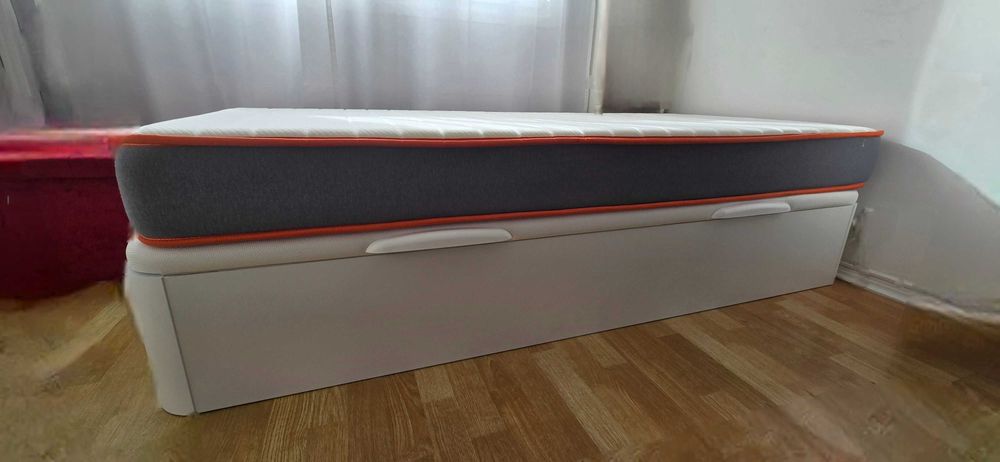 Cama solteiro Sommier + colchão