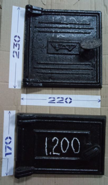 Двері для печі з чавуну СССР