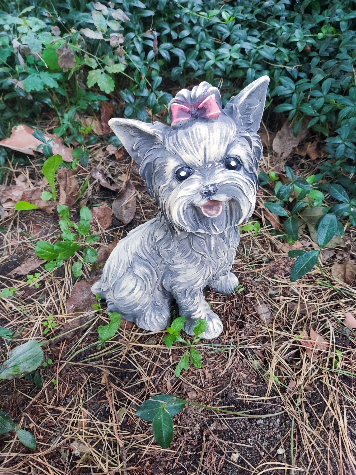 Figur pieska york yorka betonowa figura okazja