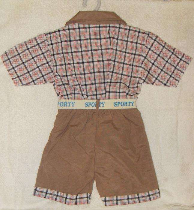 Шорты рубашка короткий рукав летний комплект одежды для мальчика