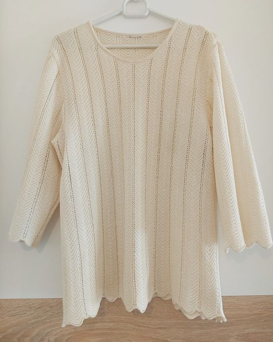 Sweter damski ażurowy