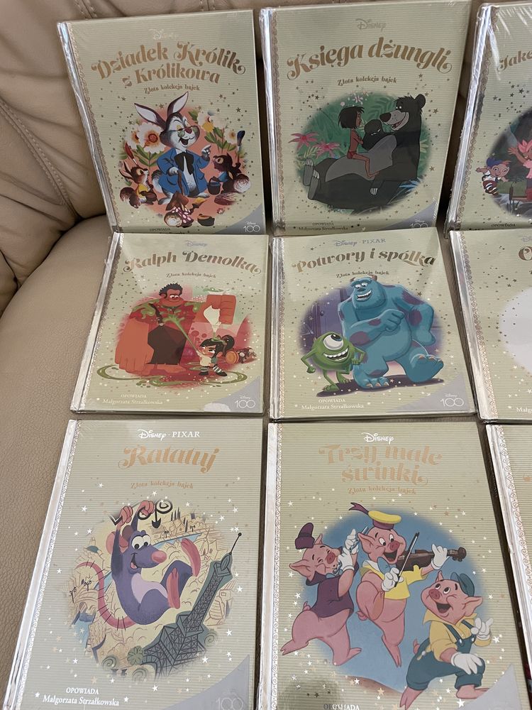 Nowe Złota kolekcja bajek Disney książki Bambi Merida Potwory bajeczki