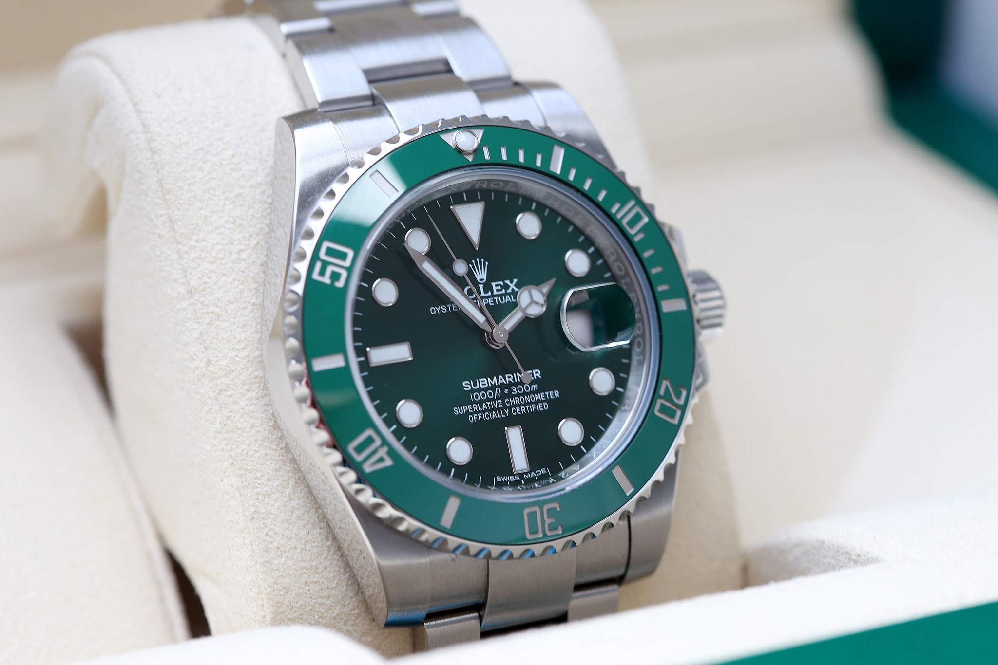 Zegarek Rolex Submariner Hulk 2018r.