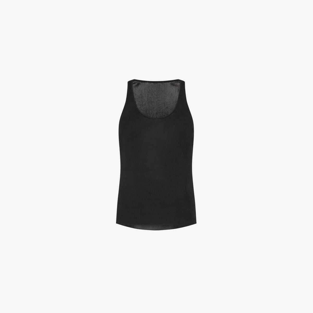 Майка The Row Givy Top in Viscose Black