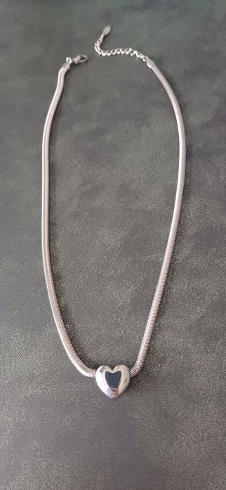 Naszyjnik serce stal chirurgiczna