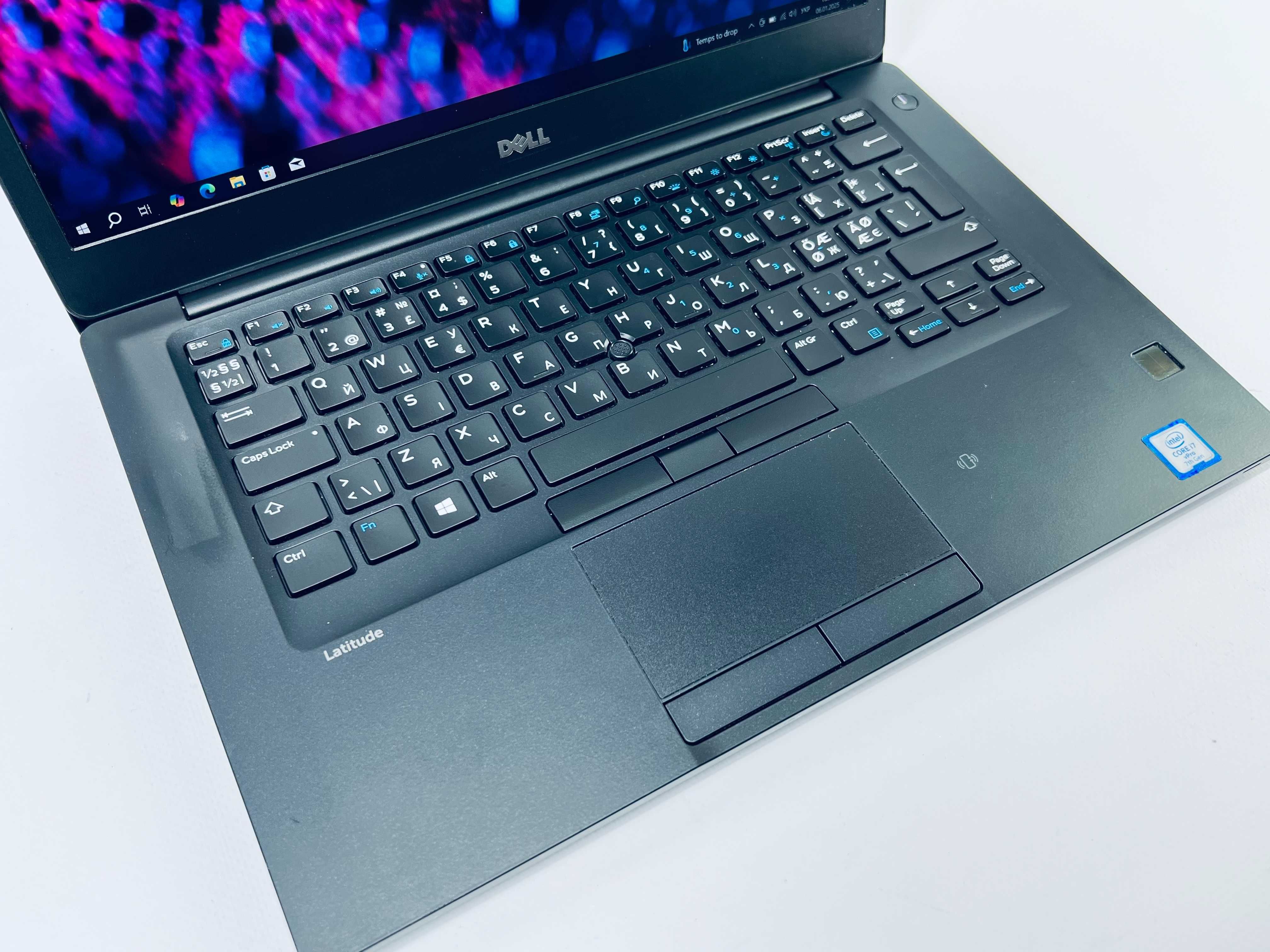 Ноутбук Dell Latitude 7480, i7-7600U, 16gb, 256 gb, 14 IPS Full