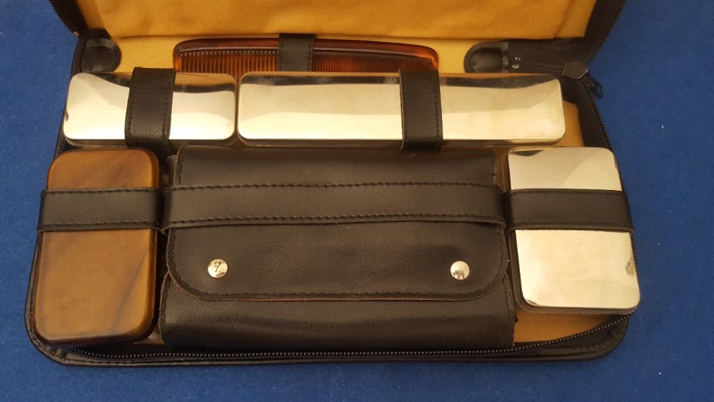 Necessaire de viagem para homem, completo com todos os acessórios