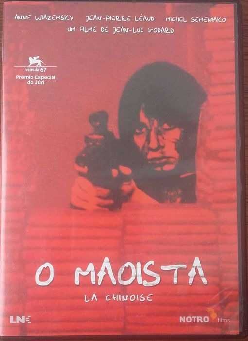 DVD "O maoista", de Jean-Luc Godard. Muito raro. Selado.
