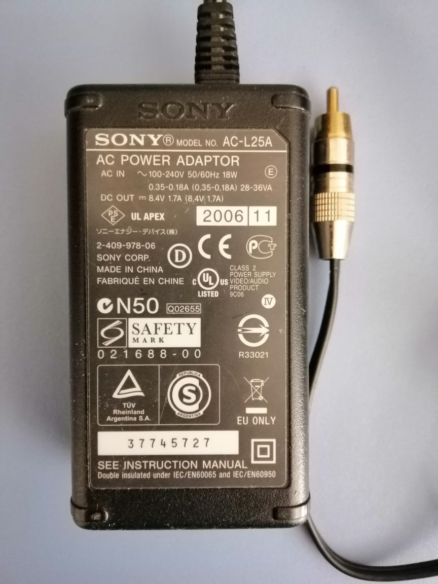 Блок живлення, адаптер SONY AC-L25А