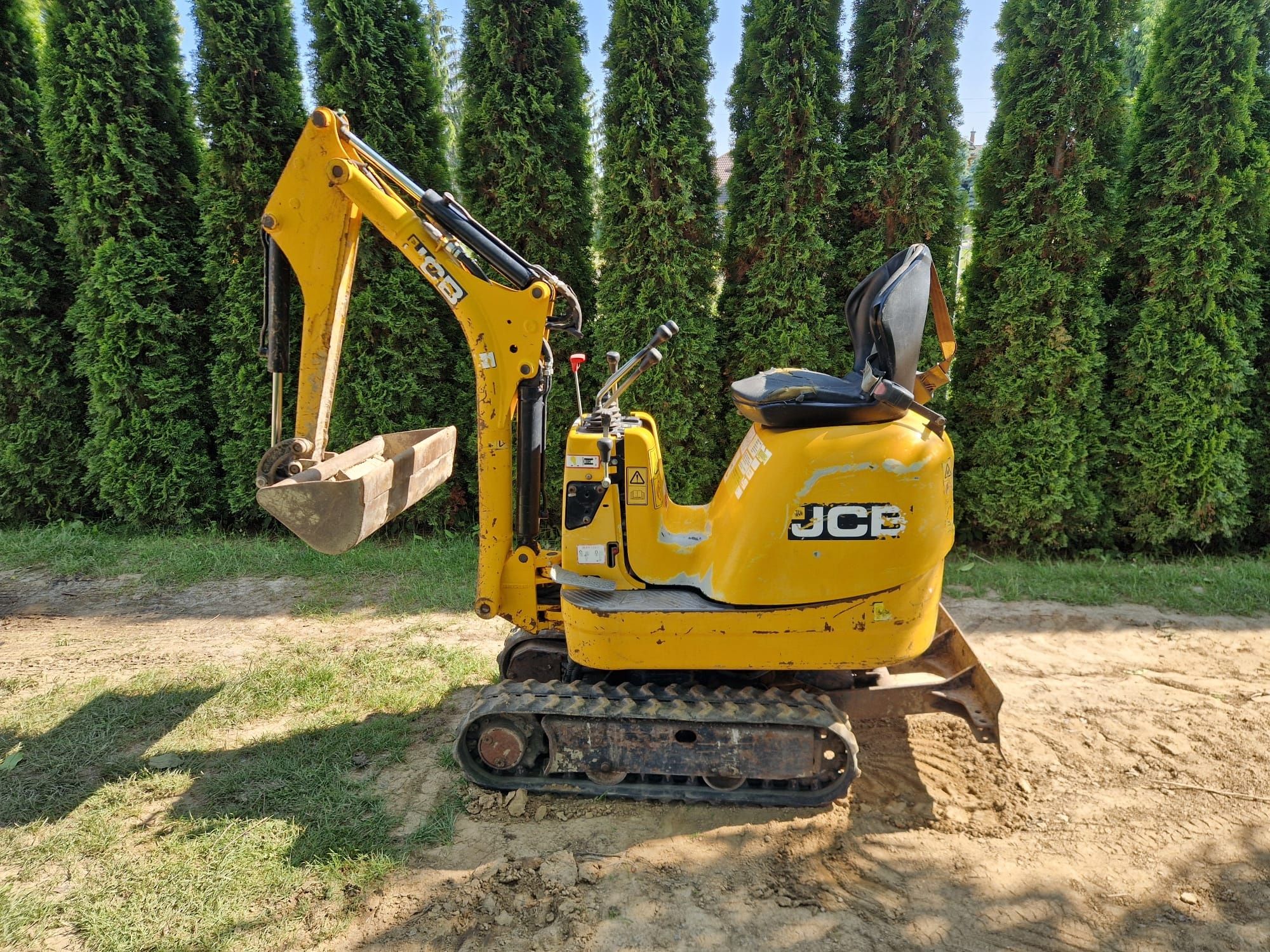 Minikoparka JCB 8008 3 łyżki/rozsuwane podwozie