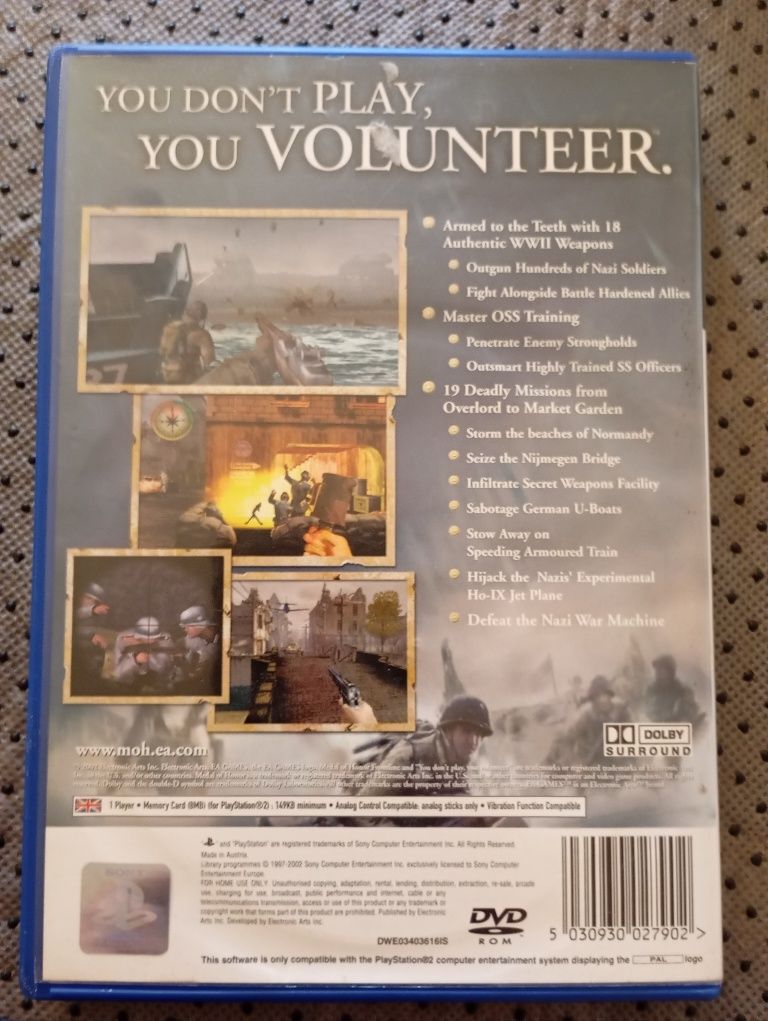 Medal of honor frontline PS2