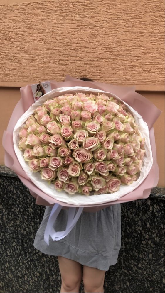 Букет на пропозицію, 101 троянда, 51 троянда, рози Львів
