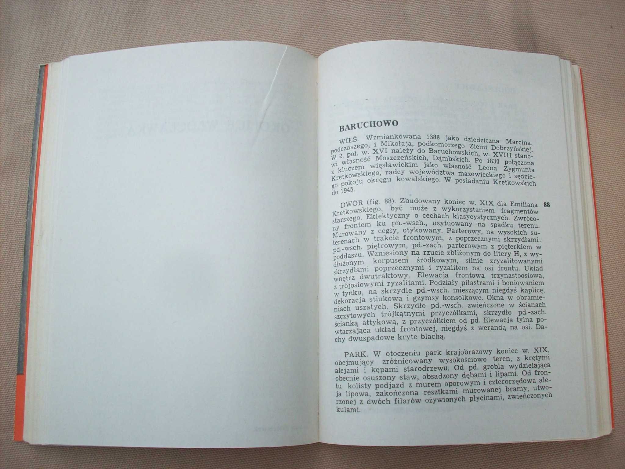 Włocławek i okolice, katalog zabytków, tekst, 1988.