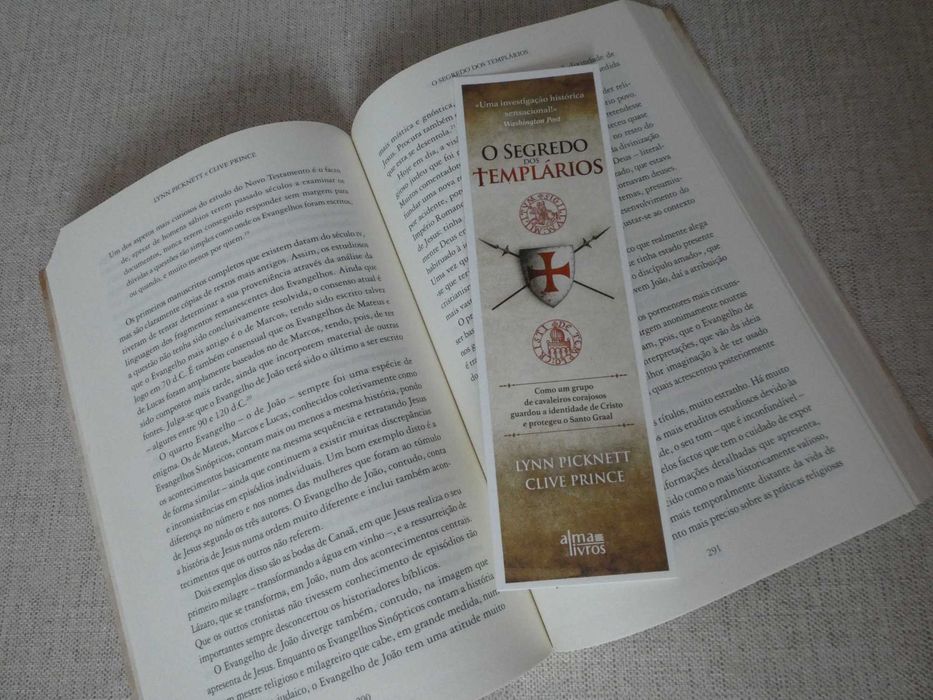 Livro O Segredo dos Templários, de Lynn Picknett e Clive Prince