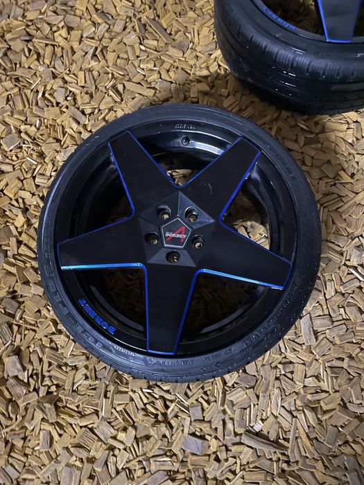 Felgi koła 19 cali zimowe 7mm 5x112 Borbet A vw seat skoda golf leon