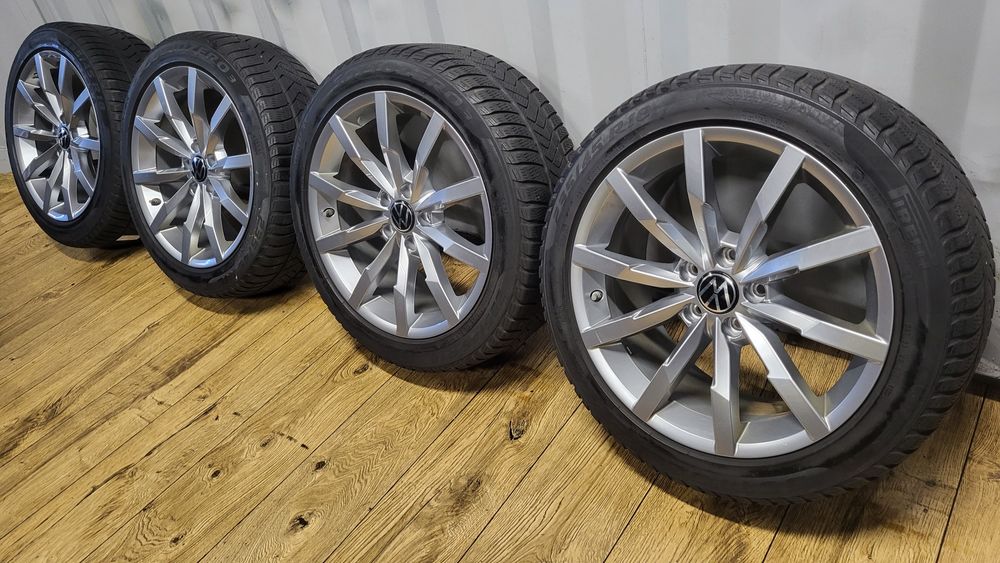 Felgi Vw 18" R-Line Monterey 5x112 z oponami 235/45 R18 Passat Arteon