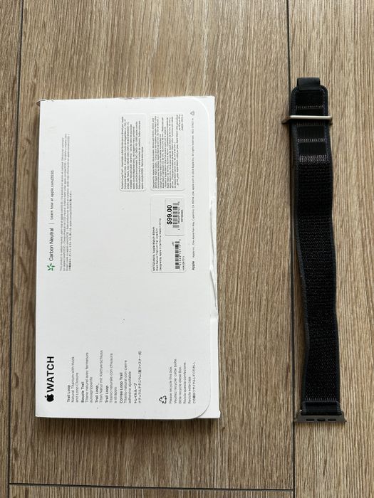 Opaska Apple watch trail loop s/m Black