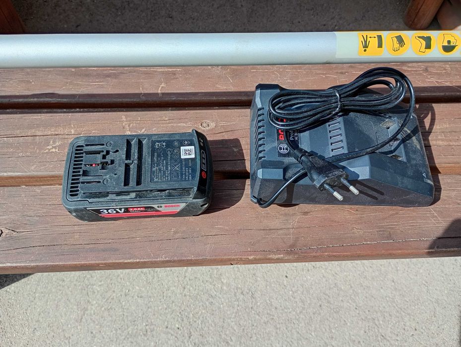 Podkaszarka akumulatorowa Bosch 36v + aku 2Ah + ładowarka