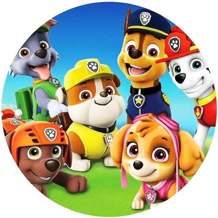 opłatek na tort PSI PATROL