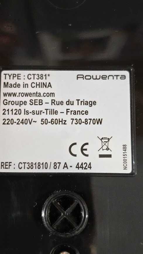 Rowenta CT3818 Półautomatyczny Przelewowy ekspres do kawy 1,25L
