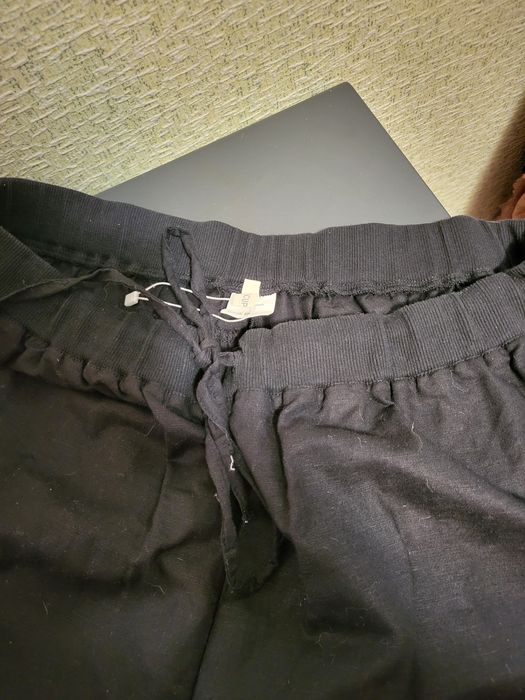 Штани великого розміру,натуральний льон