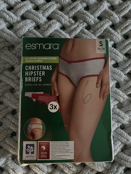 Хіпстери Esmara розмір s набір 3 шт