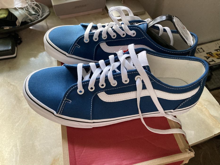 Buty meskie Vans Filmore Decon niebieskie 44