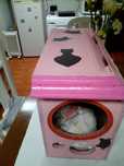 Cama para gatos em madeira