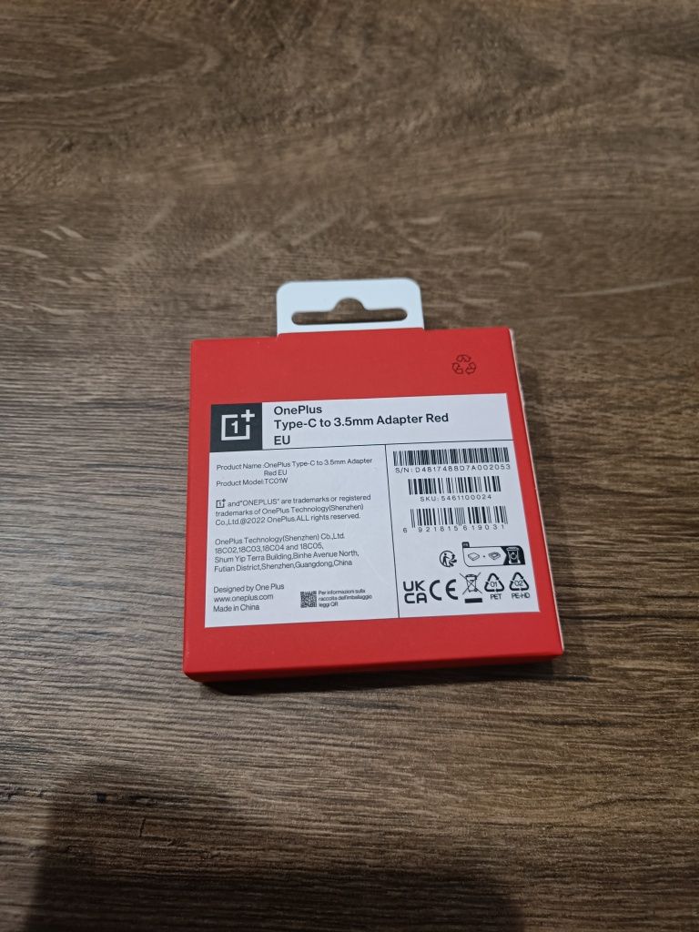 Oneplus Przejściówka adapter USB C jack 3.5