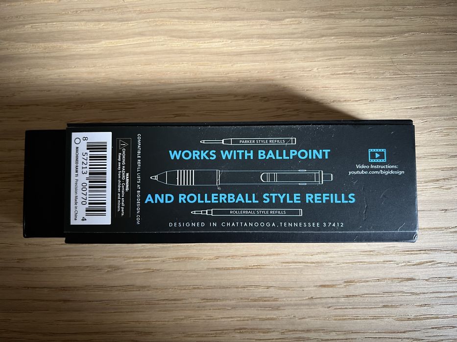 Długopis tytanowy Big Idea Design Dual Side Click Pen - EDC