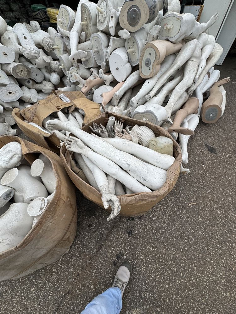 Grande lote Partes de Manequins