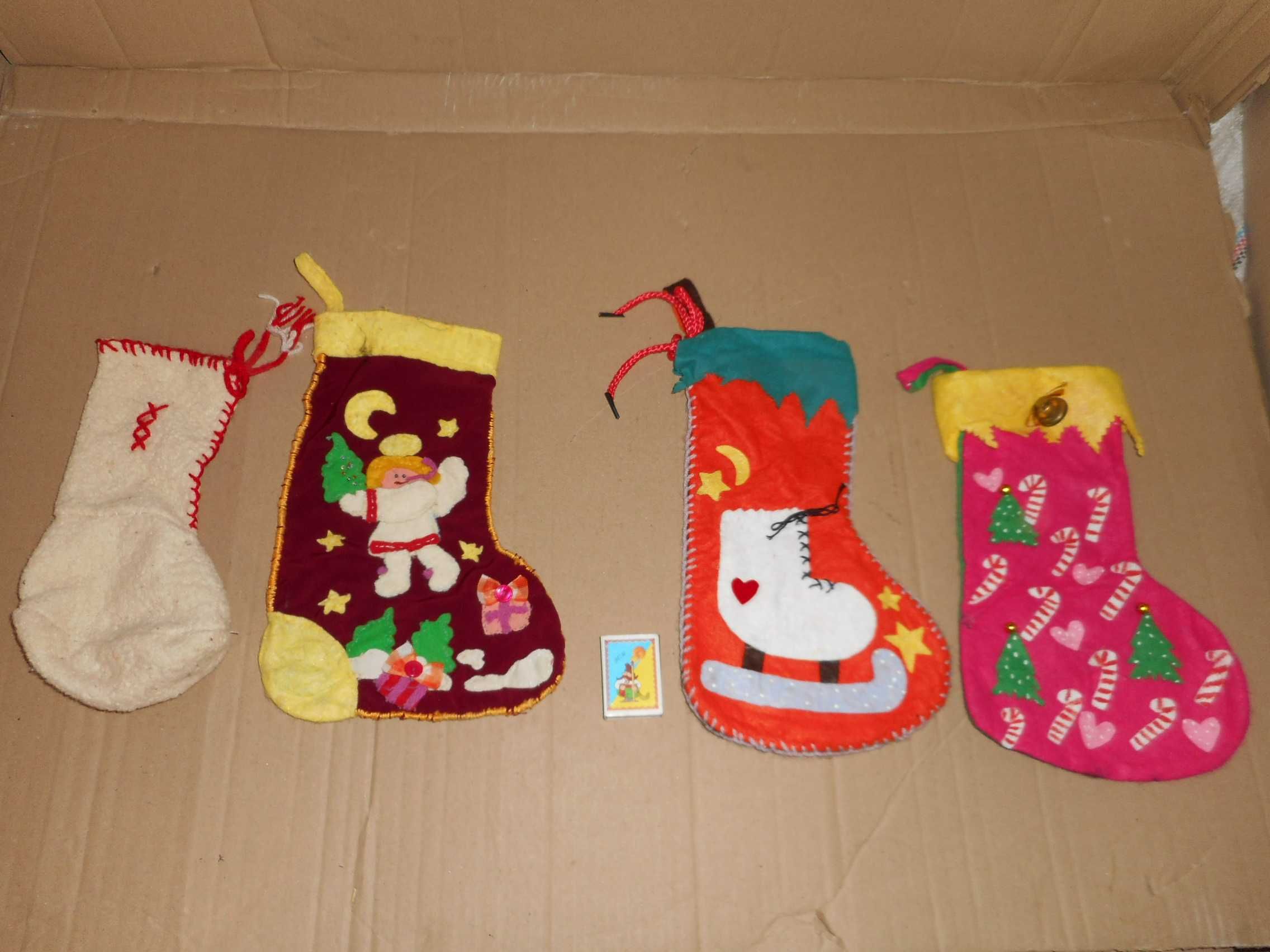 Рождественские носки на печку или камин /ручная работа ребенка