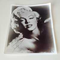 Zdjęcie z podpisem MARILYN MONROE autograf druk fotografia MM vintage