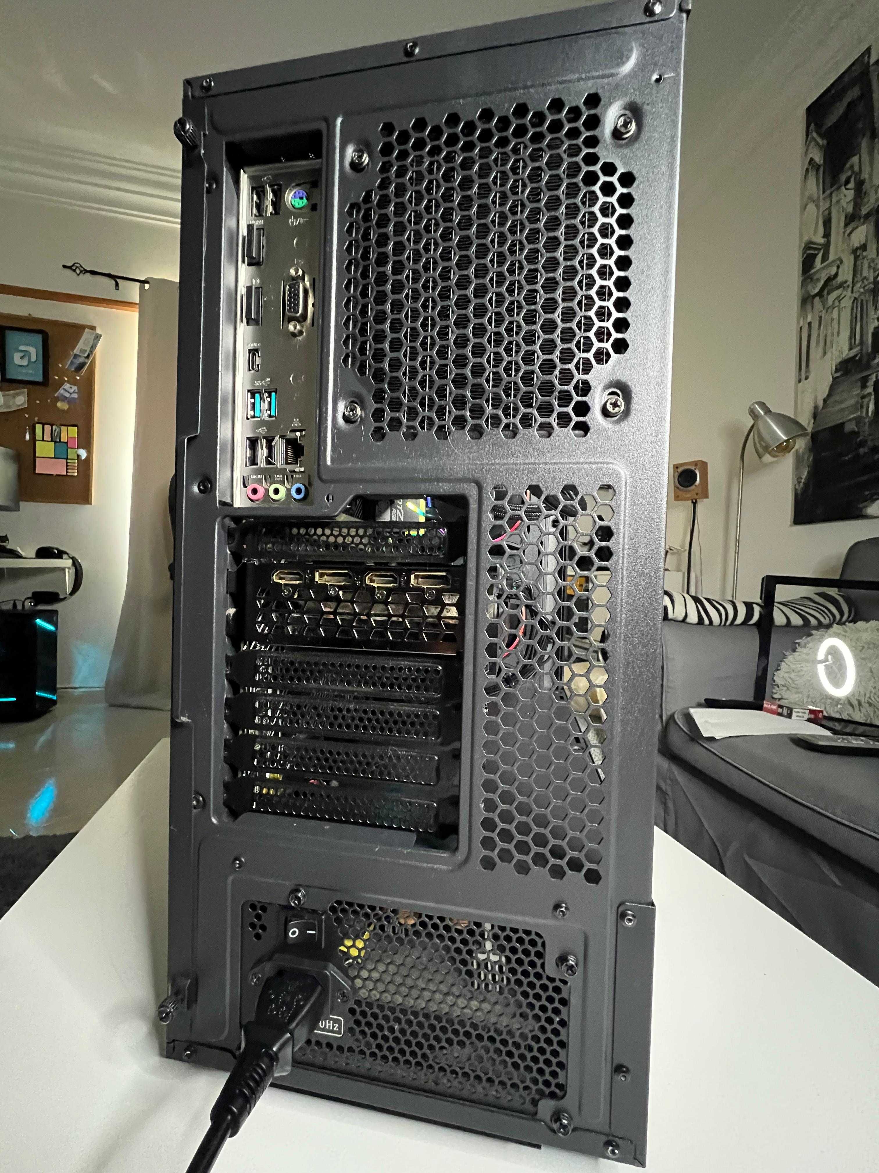 PC Gamer p/ 1440p | RTX 3060 AORUS | Water Cooler | Como Novo
