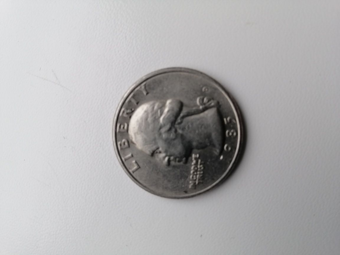 Продам монету Quarter Dollar 1985 року