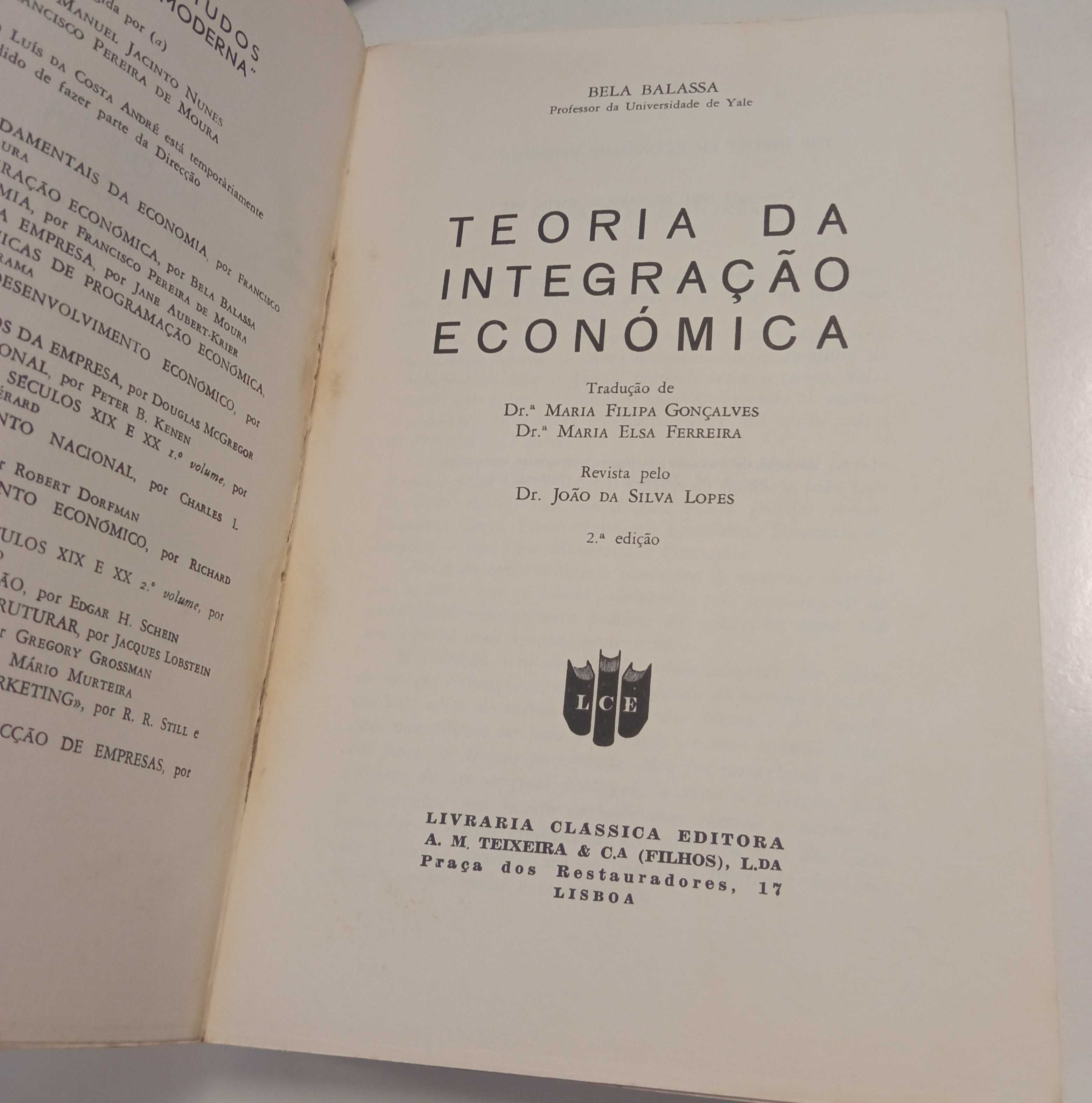 Teoria da Integração Económica, de Bela Balassa