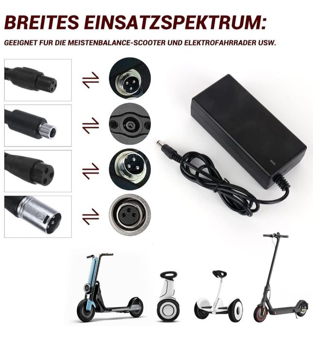 Foreverup Ładowarka do hulajnogi 42V 2A  AC E