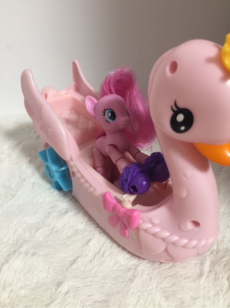 Zabawka My Little Pony łabędź i Pinki Pie
